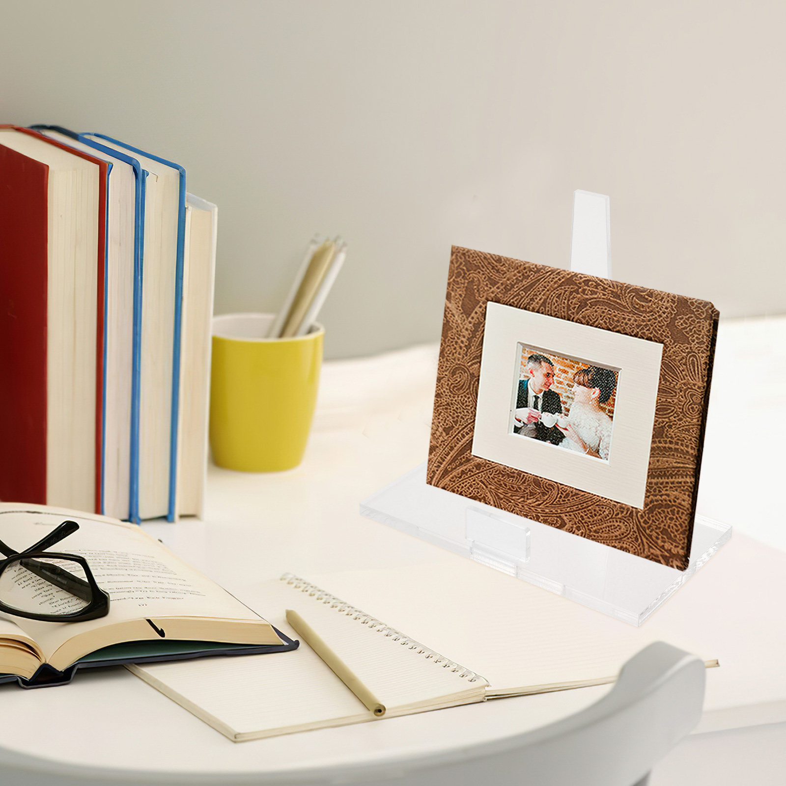 Clear Acrylic Book Stand Holder - Versatile Acrylic Plate Stand Photo Easel
