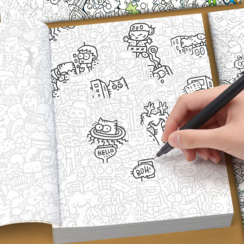 Stress-Relief Doodles Coloring - Adult Coloring Book Stress Relief review and price