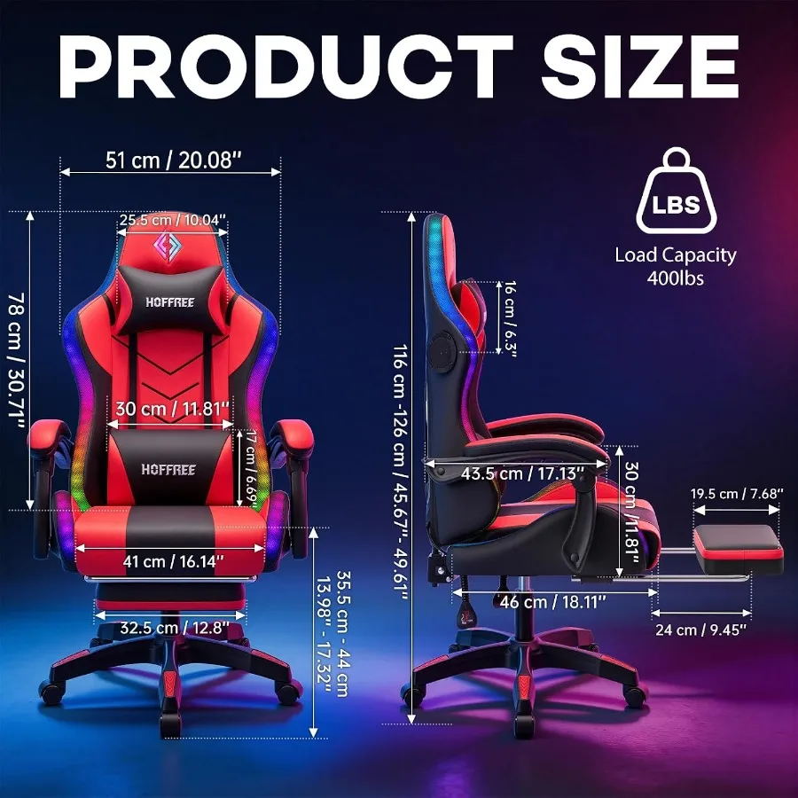 RGB Gaming Chair with Speakers - Music review and price