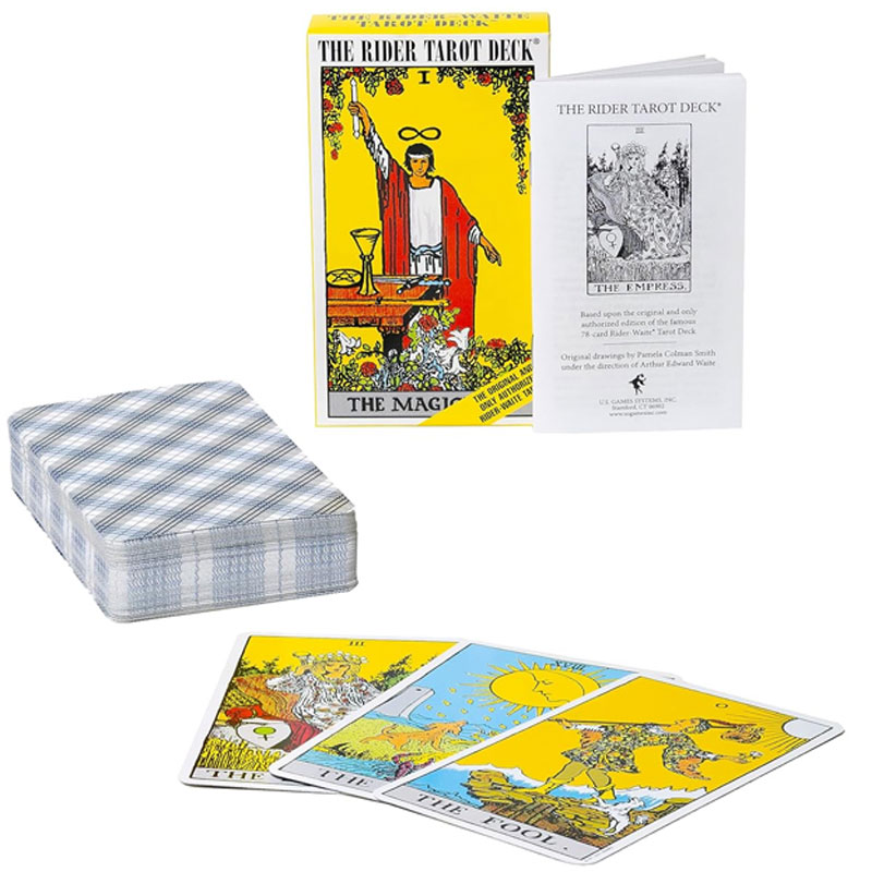Authentic Rider-Waite Tarot De - Tarot Deck With Guidebook review and price