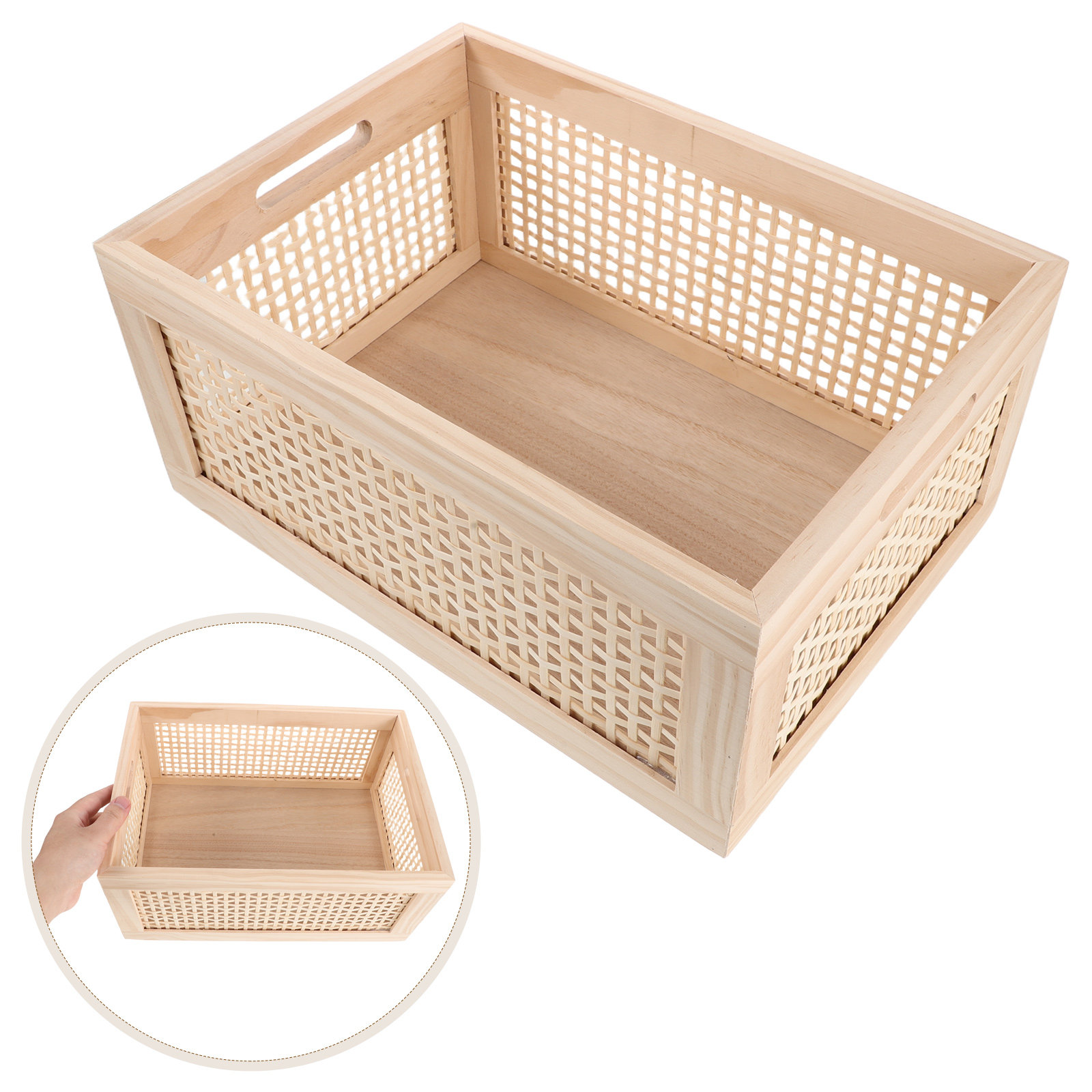 Woven Storage Basket Small Rus - Magazines review and price