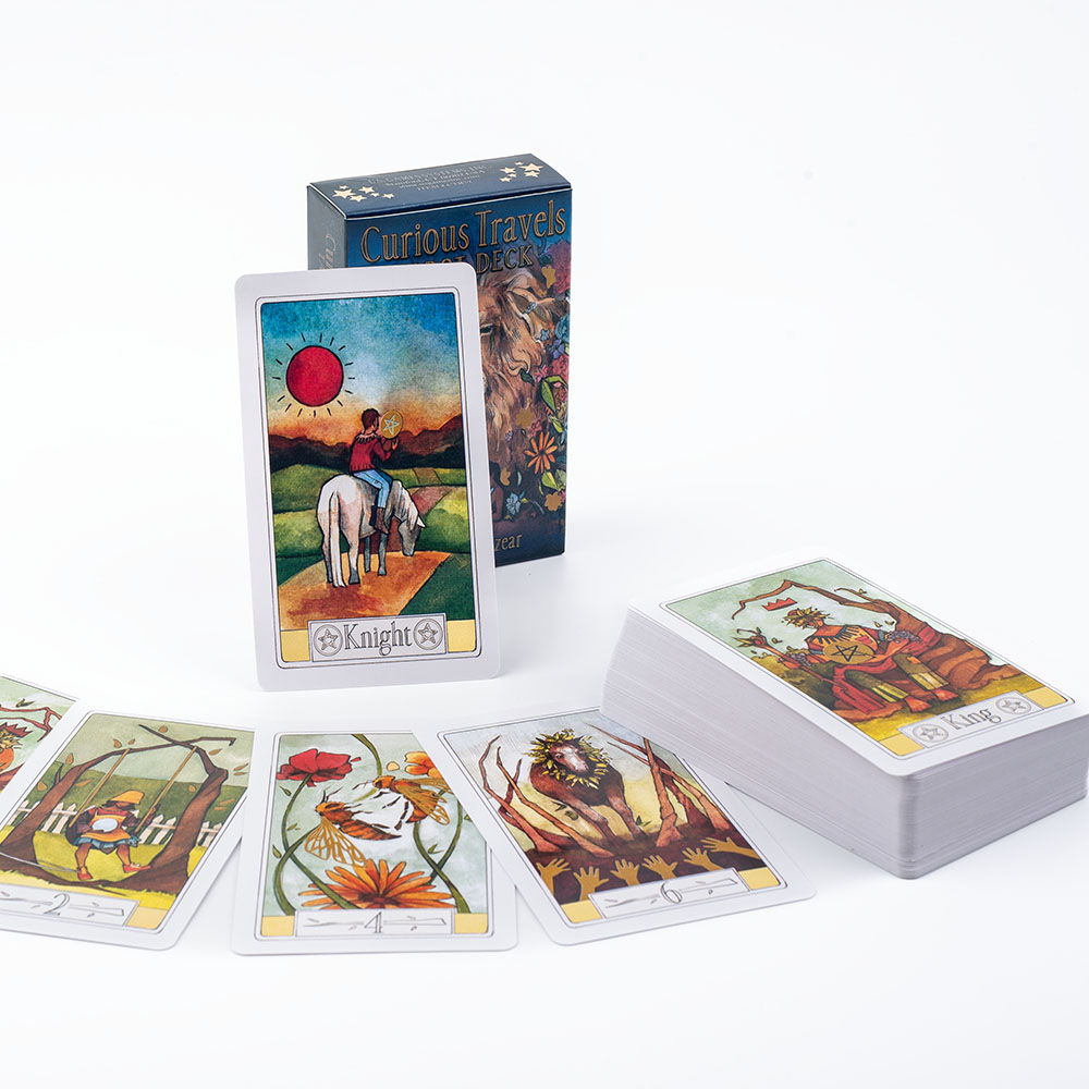 Curious Travels Tarot 10.3*6cm - Tarot Deck With Guidebook review and price