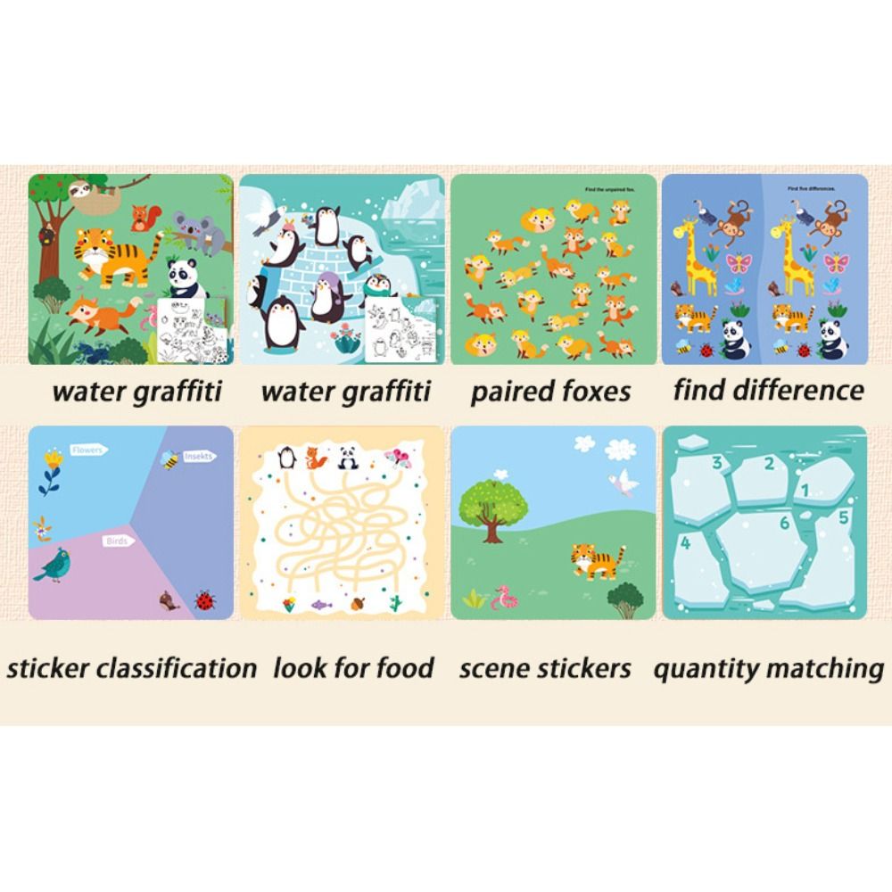 Reusable Water Drawing Montess - Reusable Water Magic Coloring Book review and price