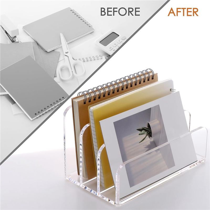 Voltvibe-3 Sections Clear Acry - Clear Acrylic Book Stand Holder review and price